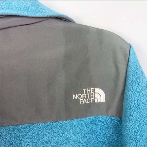 THE NORTH FACE | Blue/Gray Denali Jacket Sz Small - Picture 6 of 7
